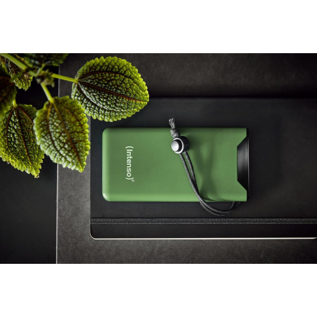 Портативний зарядний пристрій USB 10000MAH QC3.0 GREEN F10000 7332037 INTENSO