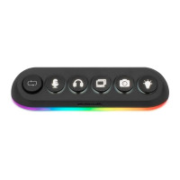 USB-Хаб Streamplify HUB DECK 5-RGB-EU-F, чорний
