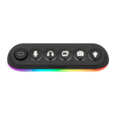 USB-Хаб Streamplify HUB DECK 5-RGB-EU-F, чорний