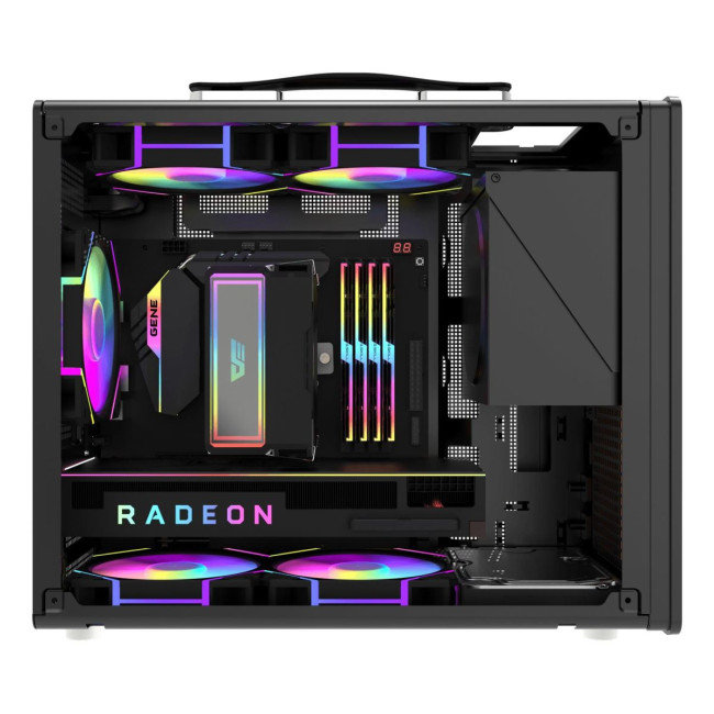 CASE MINITOWER MATX W/O PSU/WD200 BLACK DARK FLASH