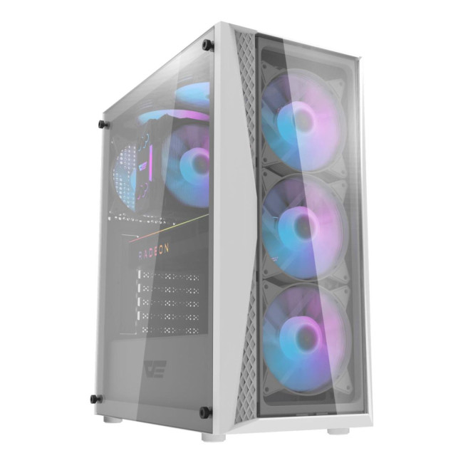 CASE MIDITOWER ATX W/O PSU/DK352 PLUS WHITE DARK FLASH