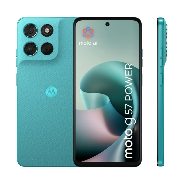 Мобільний телефон MOTO G57 POWER 8/256 CYAN PBAH0007RS MOTOROLA