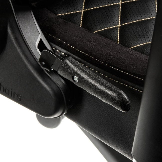 Ігрове крісло Noblechairs EPIC штучна шкіра, чорний/золотий