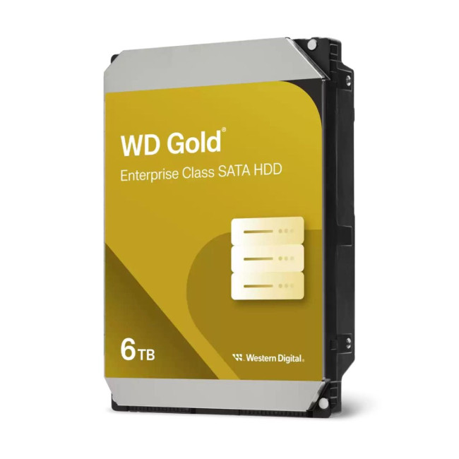 Запам’ятовувальний пристрій на жорстких дисках (HDD) SATA 6TB 7200RPM 256MB GOLD WD6004FRYZ WDC