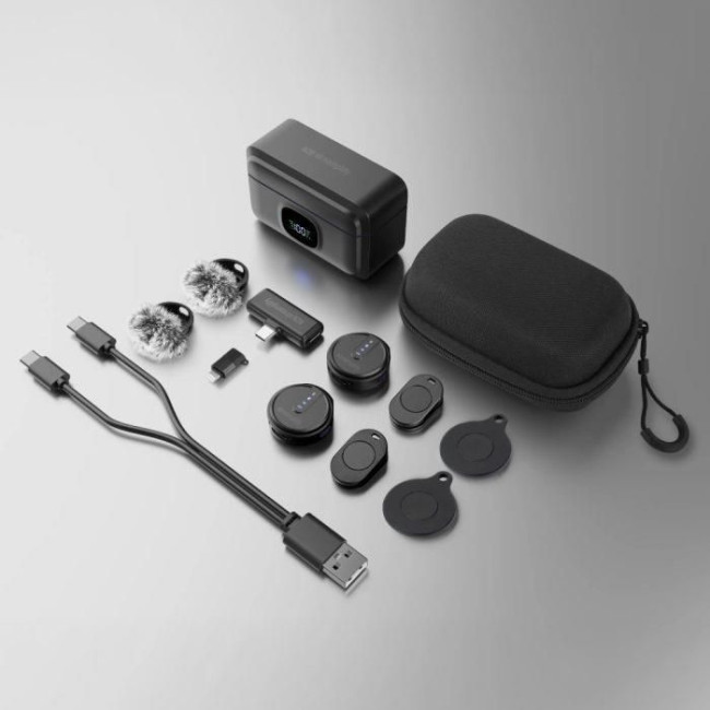 Мікрофон петличний бездротовий Streamplify MIC GO-48-WL, чорний