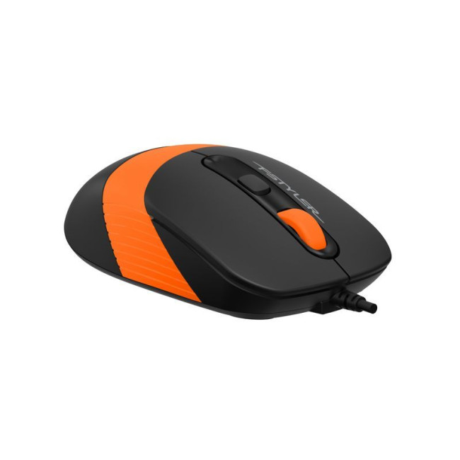 Миша дротова безшумна Fstyler, USB, 1600 dpi, помаранчевий