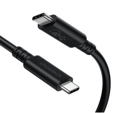 Кабель USB4 (40Gbps) Power Delivery (PD) 100 Ватт, 8K@60Hz, C-тато/C-тато, 0.8 м, преміум