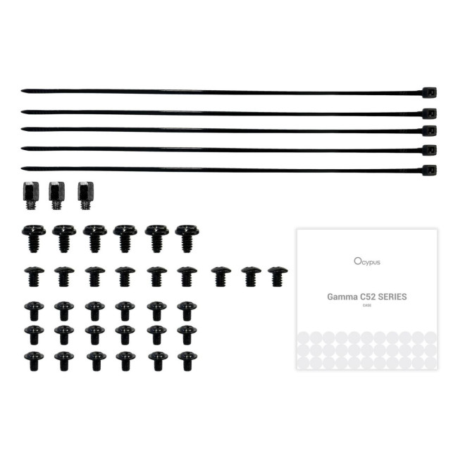 Корпус для комп'ютера MATX W/O PSU GAMMA C52 BK (GAMMA-C52-BKD000XX-GL) OCYPUS