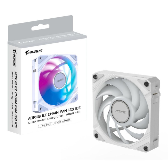 Корпусний вентилятор 120MM ARGB GP-ECFAN1201 ICE GIGABYTE