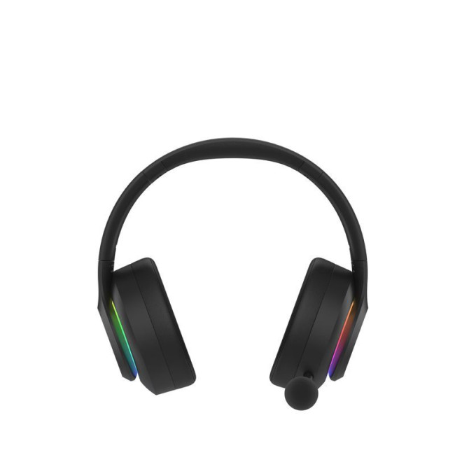 Ігрові бездротові навушники з мікрофоном, RGB підсвічування, Bluetooth + 2.4GHz + 3.5 jack