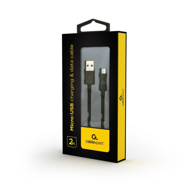 Кабель micro USB 2.0 A-тато/Micro B-тато, преміум, 2.1 А