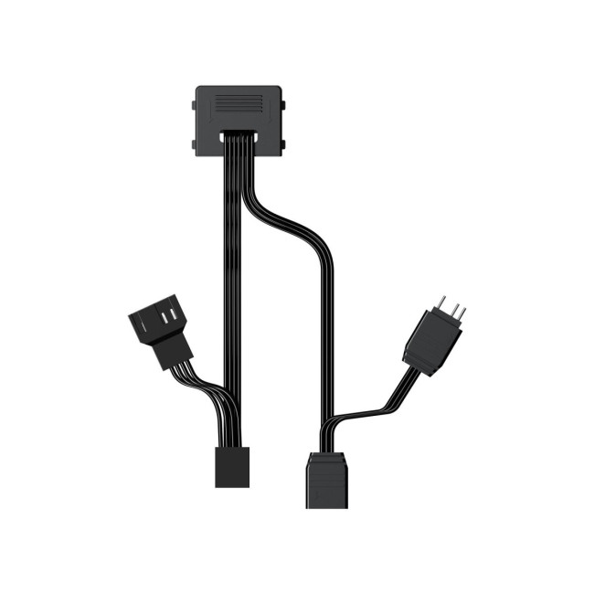 Корпусний вентилятор 120MM GAMMA F12 UNI ARGB чорний (GAMMA-F12-BK1AM00U-GL) OCYPUS
